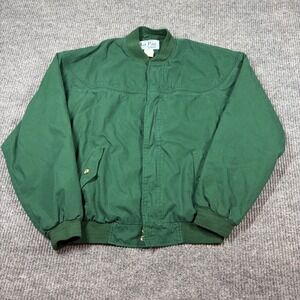 Vintage La Paz by Catalina Jacket Men's M Green Bomber Full Zip Lined 90s